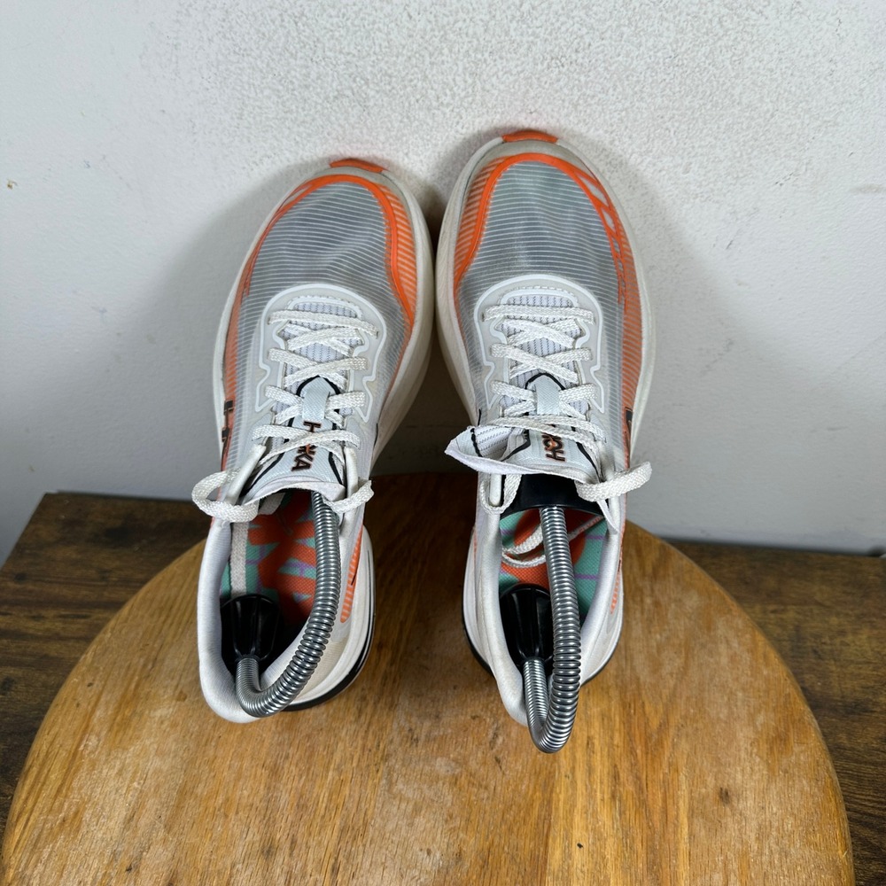 Hoka One One Cielo X1 2.0 Women's Shoes Orange White Size 6.5 1162053 PLV - Picture 5 of 8